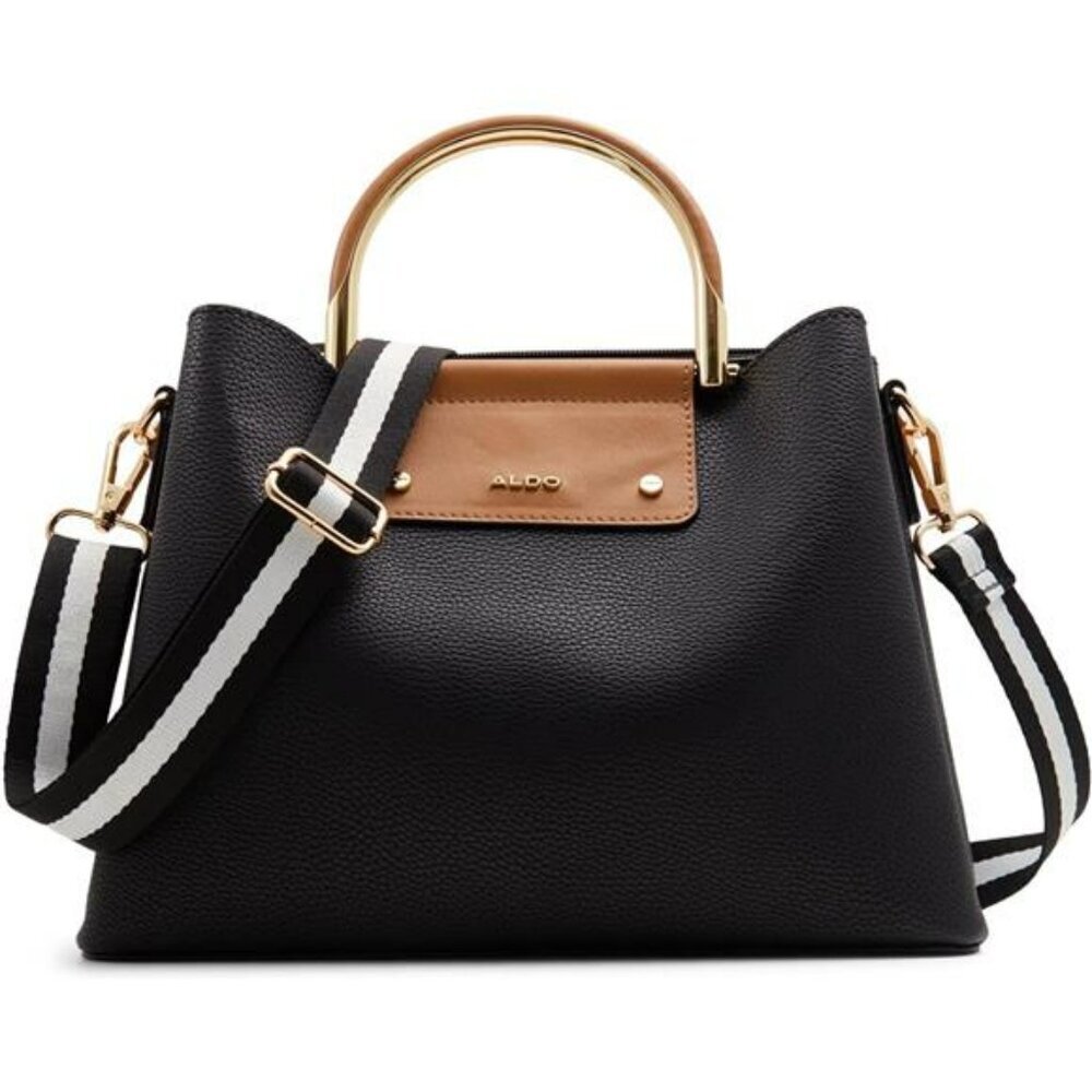 Womens Small Satchel Handbag Top Handle Purse with Compartments Day to Night